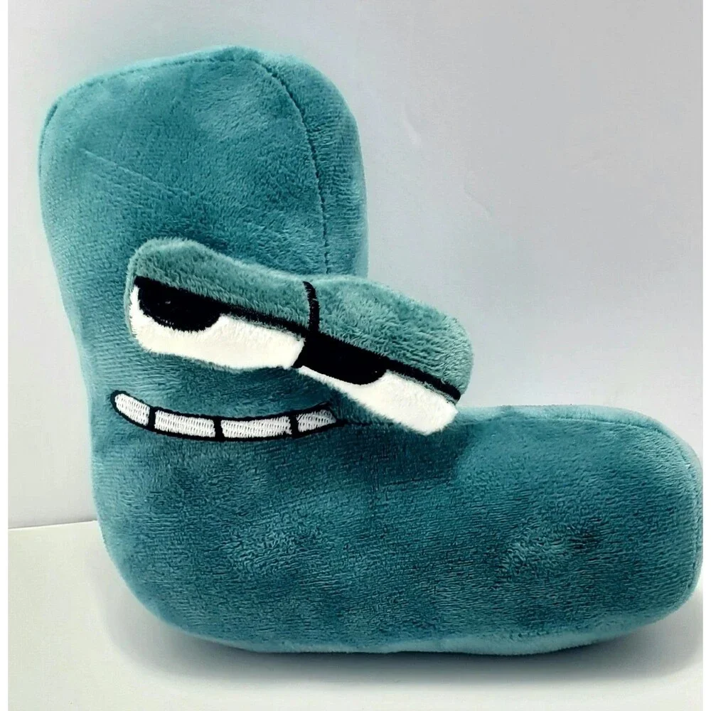 Alphabet Lore Plush Letter L Stuffed Toy Figure Mike Salcedo YouTube 7-Inch Teal